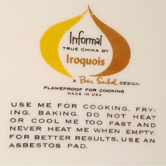 Harvest Time by Iroquois 1.75 Qt Round Covered Casserole Informal True China - Picture 16 of 16